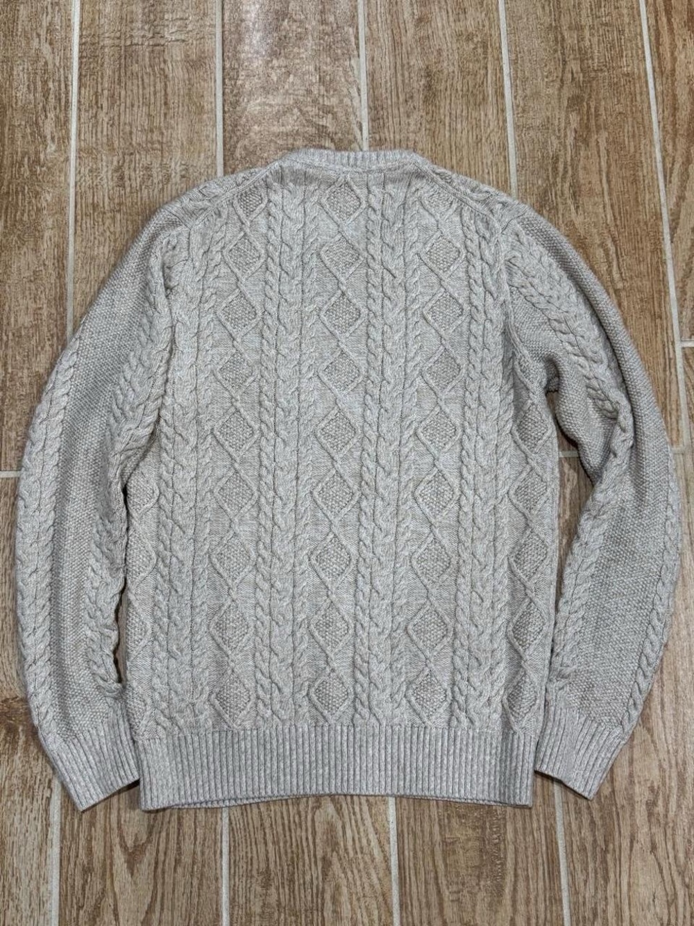 cable knit fisherman sweater
